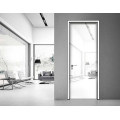 Aluminum Frame Finland White Wood Exterior Door